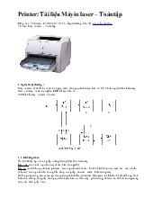 Printer: Tài liệu Máy in laser