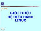 Bài giảng Giới thiệu hệ điều hành Linux