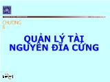 Bài giảng Quản lý tài nguyên đĩa cứng