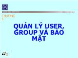 Bài giảng Quản lý user, group và bảo mật