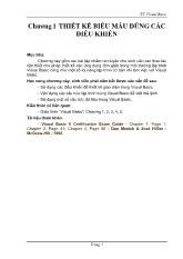 Bài giảng Thiết kế biểu mẫu dùng các điều khiển trong Visual Basic