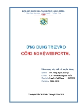 Đề tài Ứng dụng triz vào công nghệ web portal