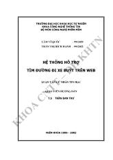 Luận văn Tìm hiểu hệ thống hỗ trợ tìm đường đi xe buýt trên web