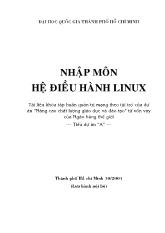 Nhập môn hệ điều hành linux