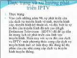 Thực trạng và xu hướng phát triển IPTV