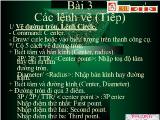 Bài giảng bài 3: Các lệnh vẽ
