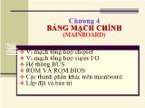 Bài giảng Bảng mạch chính (mainboard)