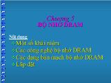 Bài giảng Bộ nhớ dram