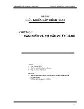 Bài giảng Cảm biến và cơ cấu chấp hành