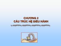 Bài giảng Cấu trúc hệ điều hành