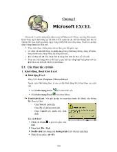 Bài giảng chương 5:  Microsoft excel