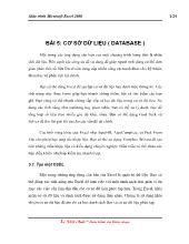 Bài giảng Cơ sở dữ liệu (Database)