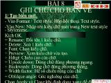 Bài giảng Ghi chữ cho bản vẽ