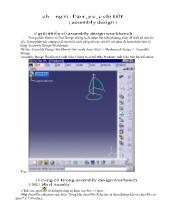Bài giảng Lắp ráp các chi tiết ( assembly design )
