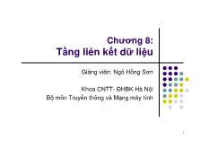 Bài giảng Tầng liên kết dữ liệu