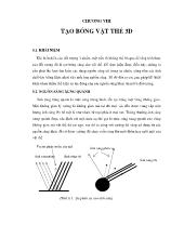 Bài giảng Tạo bóng vật thể 3D