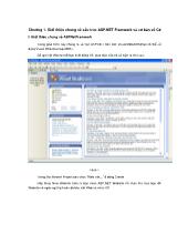 Bài giảng Tìm hiểu chung về cấu trúc ASP.NET Framwork và cơ bản về C#