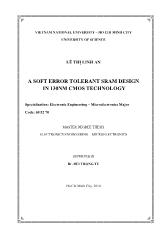 Đề tài A soft error tolerant sram design in 130nm cmos technology - Lê Thị Linh An