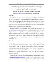 Đề tài Hướng dẫn quản lý chất nguy hại theo pháp luật