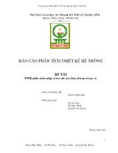 Đề tài Phân tích thiết kế hệ thống phần mềm nhập và tra cứu các hàm, thủ tục trong Visual basic