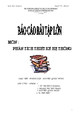 Đề tài Phân tích thiết kế hệ thống quản lí cửa hàng hoa