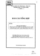 Đề tài Tìm giải pháp hợp lý để bảo quản sản phẩm sau thu hoạch của nghề lưới kéo khai thác xa bờ tỉnh Bà Rịa Vũng Tàu