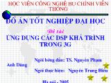 Đề tài Ứng dụng các dsp khả trình trong 3g - Nguyễn Trung Hiếu