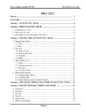 Đồ án Tìm hiểu về xúc xích