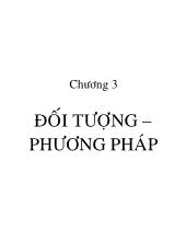 Đối tượng và phương pháp nghiên cứu ở phụ nữ tiền mãn kinh