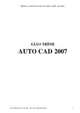 Giáo trình Autocad 2007