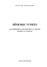 Giáo trình Hình học vi phân