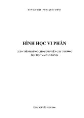 Giáo trình Hình học vi phân