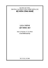 Giáo trình lập trình .net