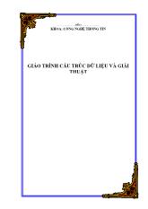 Giáo trình tổng quan về cấu trúc dữ liệu và giải thuật