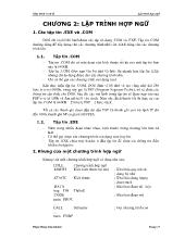 Giáo trình Vi xử lý