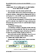 Giới thiệu về hệ thống quản lý môi trường theo tiêu chuẩn iso 14001