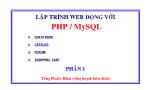 Lập trình web động với PHP/MySQL