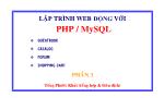 Lập trình web động với PHP/MySQL phần 3
