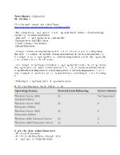 Sever clusters trên Win 2003