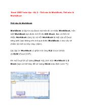 Tài liệu  Excel 2007