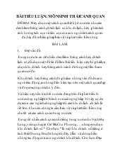 Tiể luận Sinh thái cảnh quan
