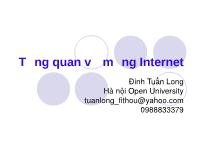 Tổng quan về mạng Internet
