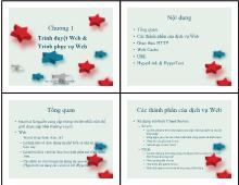 Trình duyệt web và trình phục vụ web