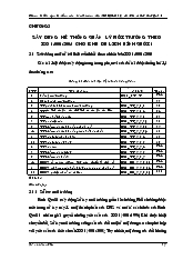 Xây dựng hệ thống quản lý môi trường theo iso 14001:2004 cho khu du lịch Bình Quới 1