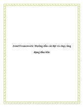 Zend Framework: Hướng dẫn cài đặt và chạy ứng dụng đầu tiên