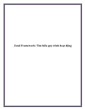 Zend Framework: Tìm hiểu quy trình hoạt động
