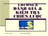 Bài giảng Đánh giá và kiểm tra chiến lược