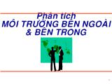 Bài giảng Môi trường bên ngoài và bên trong