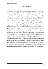 Đề tài Công ty cổ phần tư nhân đã khởi sự thành lập, huy động vốn ban đầu, đã phát hành cổ phiếu và đang hoạt động hiệu quả