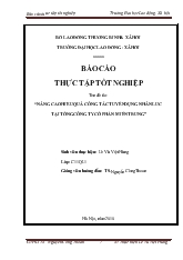 Đề tài Nâng cao hiệu quả công tác tuyển dụng nhân lực tại tổng công ty cổ phần miền trung